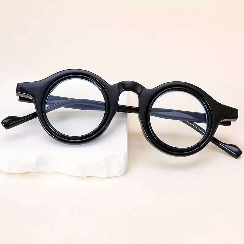 Mousvibe 1108 | Thickened retro round reading glasses