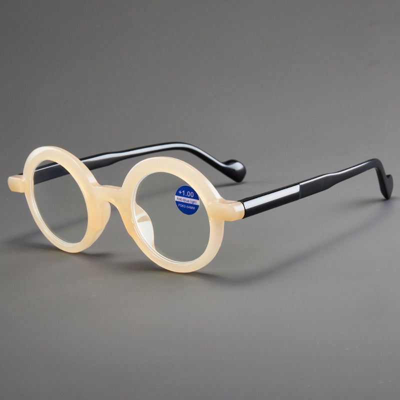 Mousvibe 1173 | Retro literary round reading glasses