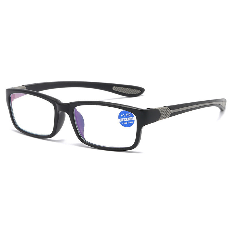 Mousvibe 1437 | Stylish, Ultra-Clear Square-Frame Sports Reading Glasses