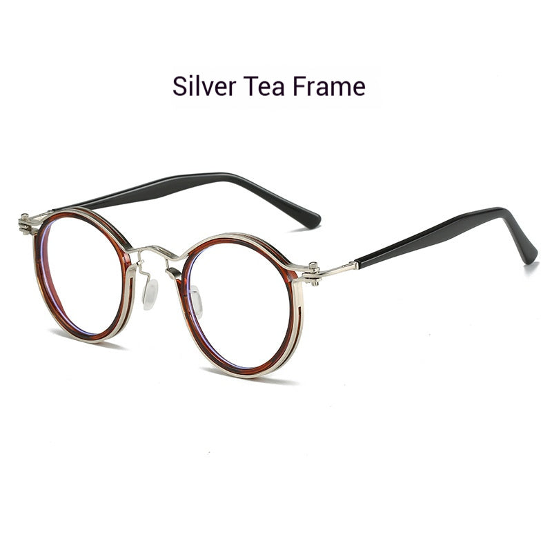 Mousvibe 1159 | Vintage Round-Frame Blue-Light Blocking Reading Glasses