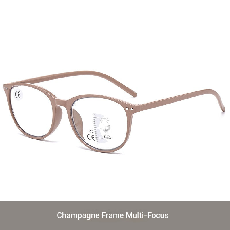 Mousvibe 1158 | Multifocal Blue Light Blocking Reading Glasses