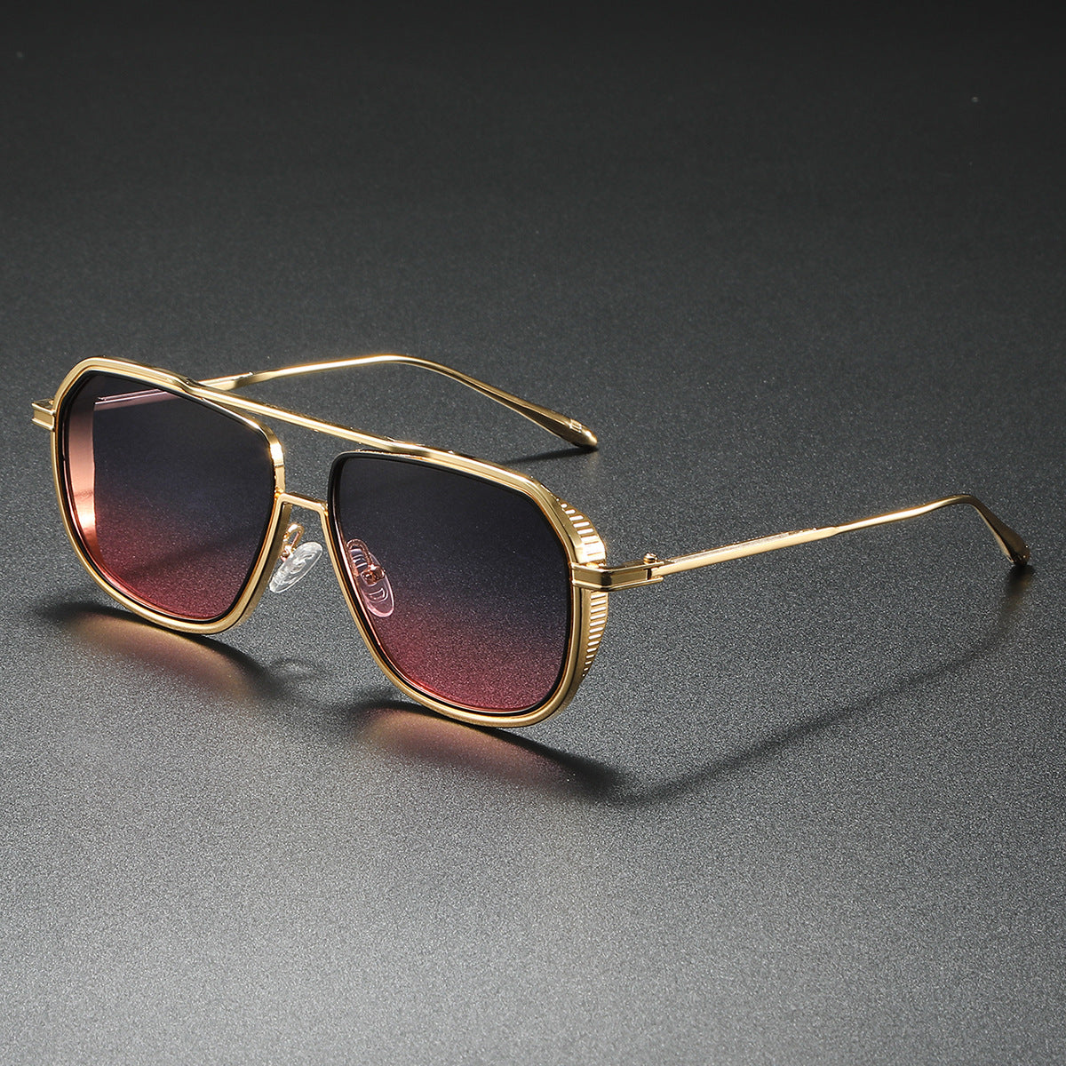 Mousvibe 1176 | Retro Square Frame Sunglasses