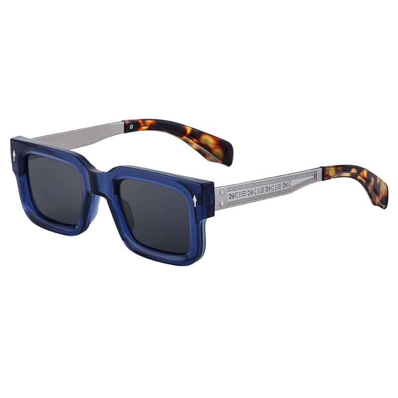 Musvibe 1078 | Simple retro square frame sunglasses