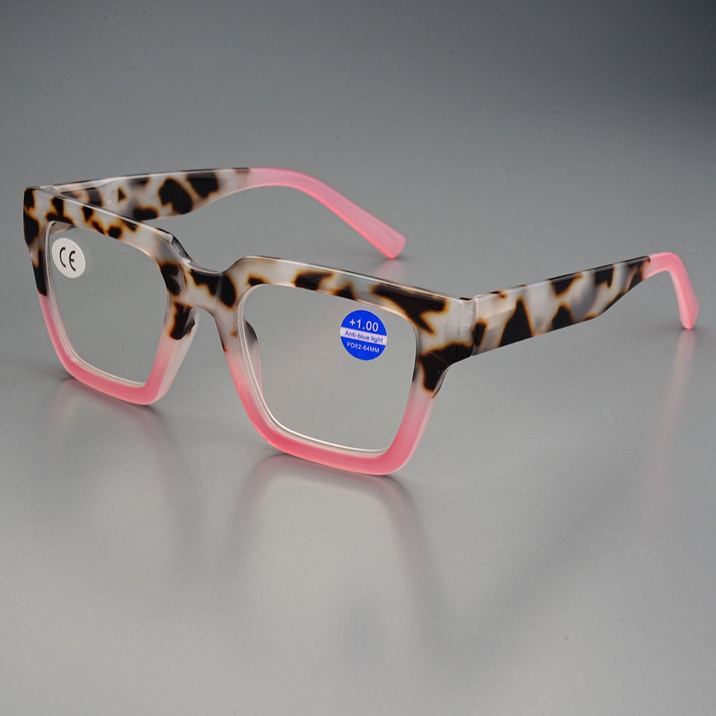 Mousvibe 1183 | Stylish cat-eye oversized reading glasses