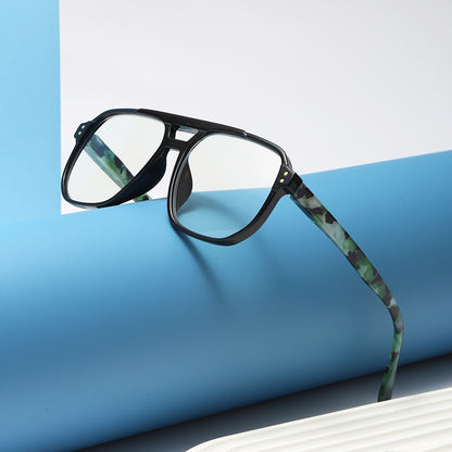 Musvibe 1082 | Retro square frame Korean style reading glasses