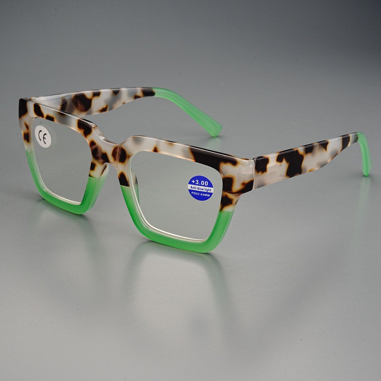 Mousvibe 1183 | Stylish cat-eye oversized reading glasses