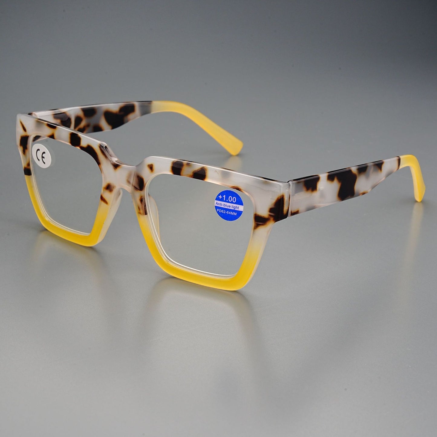 Mousvibe 1183 | Stylish cat-eye oversized reading glasses