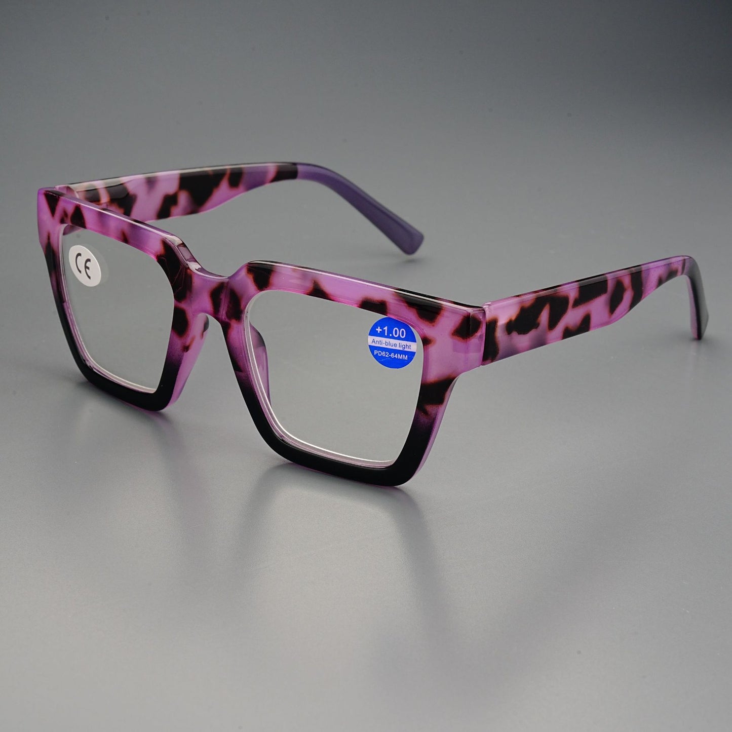 Mousvibe 1183 | Stylish cat-eye oversized reading glasses