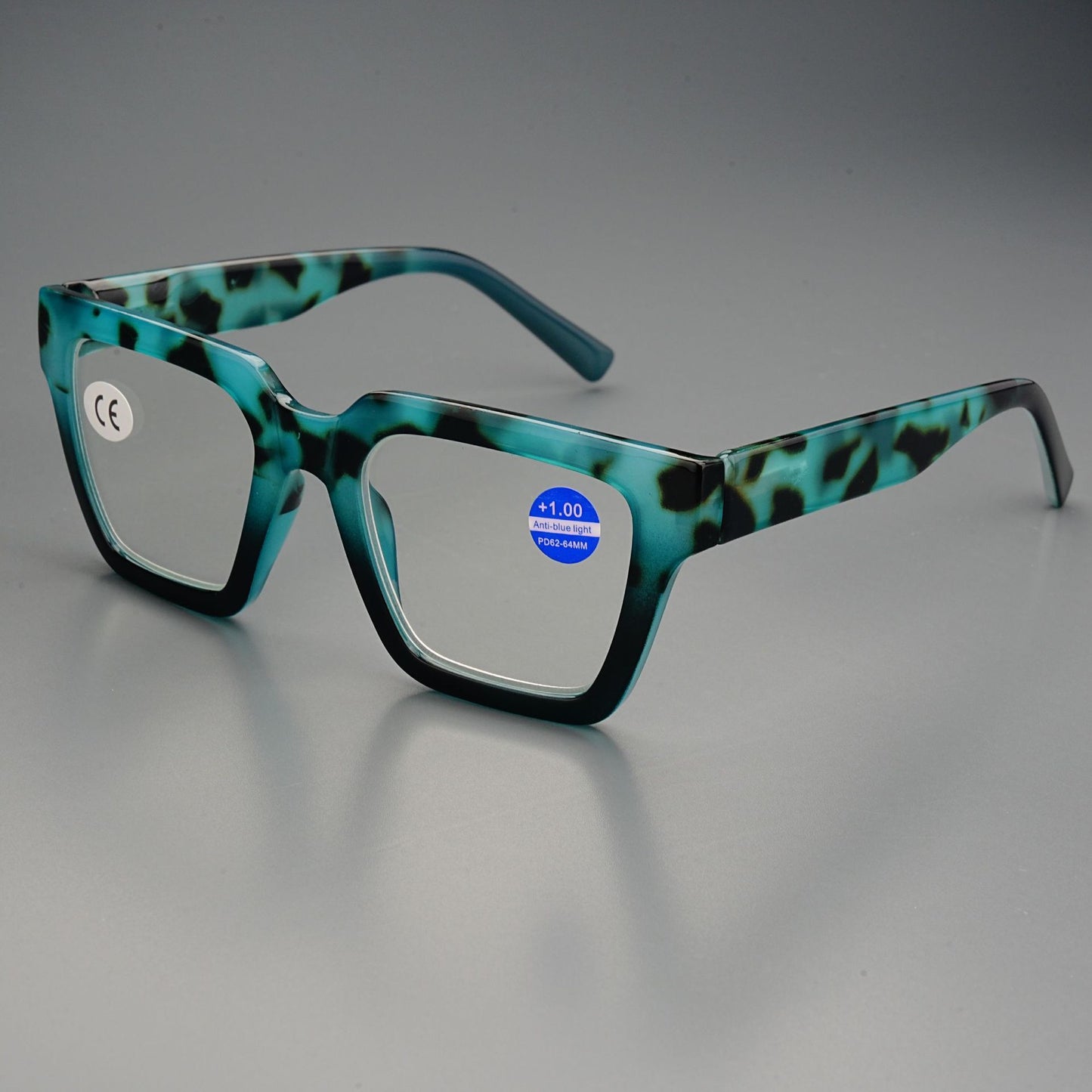 Mousvibe 1183 | Stylish cat-eye oversized reading glasses