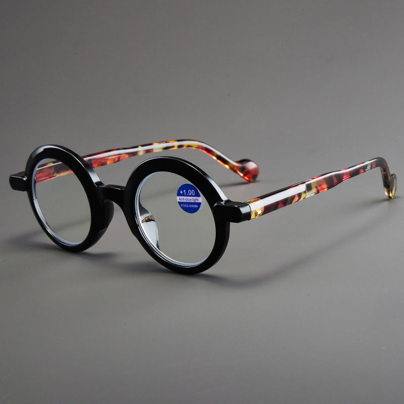 Mousvibe 1173 | Retro literary round reading glasses