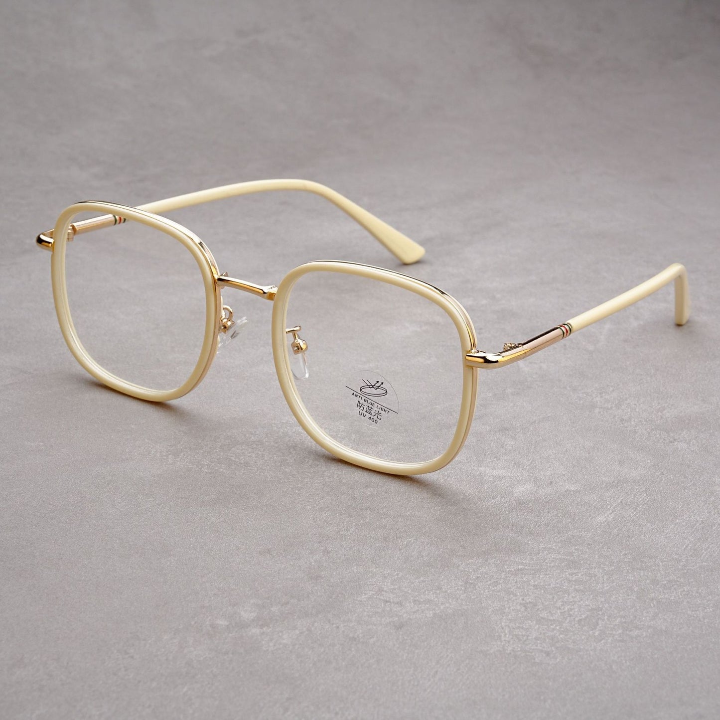 Mousvibe 1184 | Stylish square-framed elegant reading glasses
