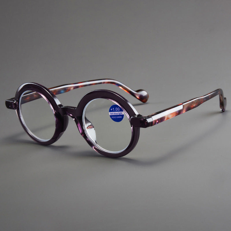 Mousvibe 1173 | Retro literary round reading glasses