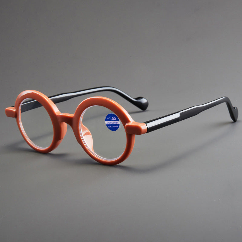 Mousvibe 1173 | Retro literary round reading glasses