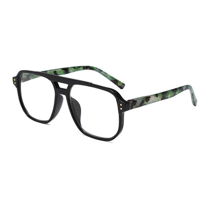 Musvibe 1082 | Retro square frame Korean style reading glasses