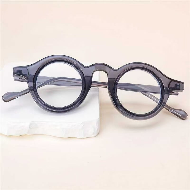 Mousvibe 1108 | Thickened retro round reading glasses