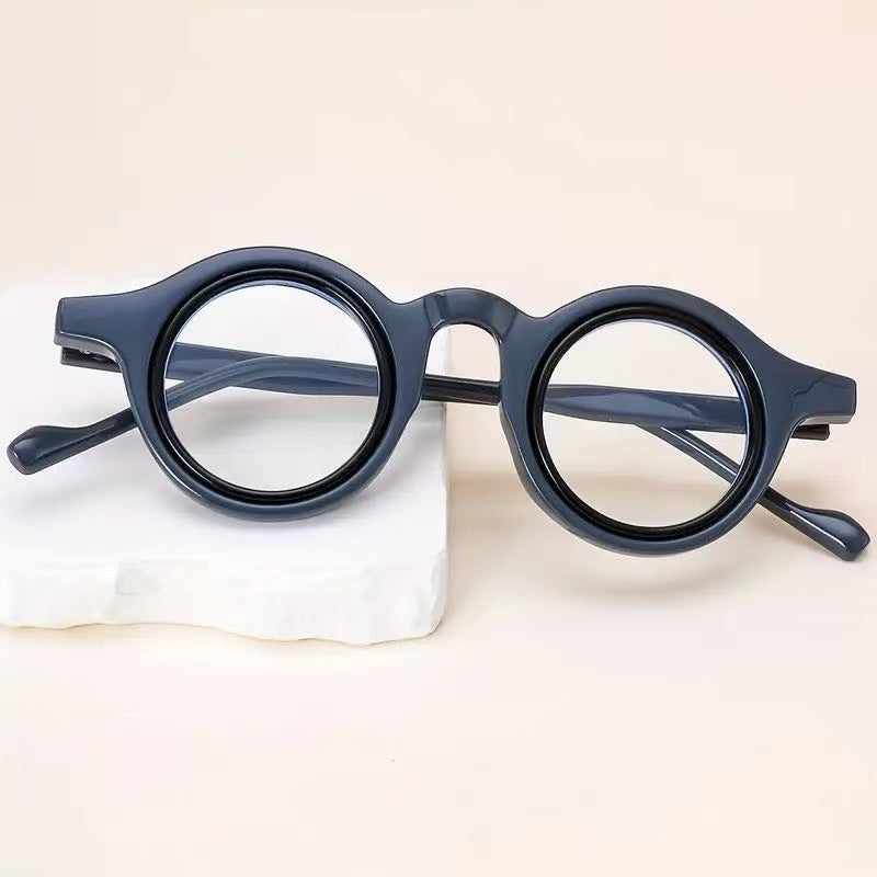 Mousvibe 1108 | Thickened retro round reading glasses