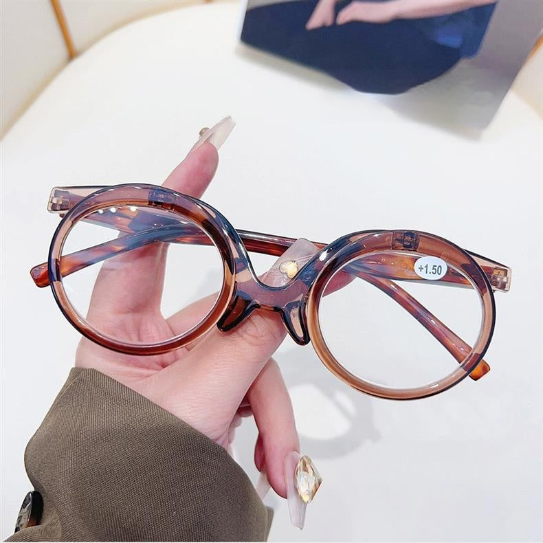 Mousvibe 1226 | Spring-loaded double-lens flip-top reading glasses