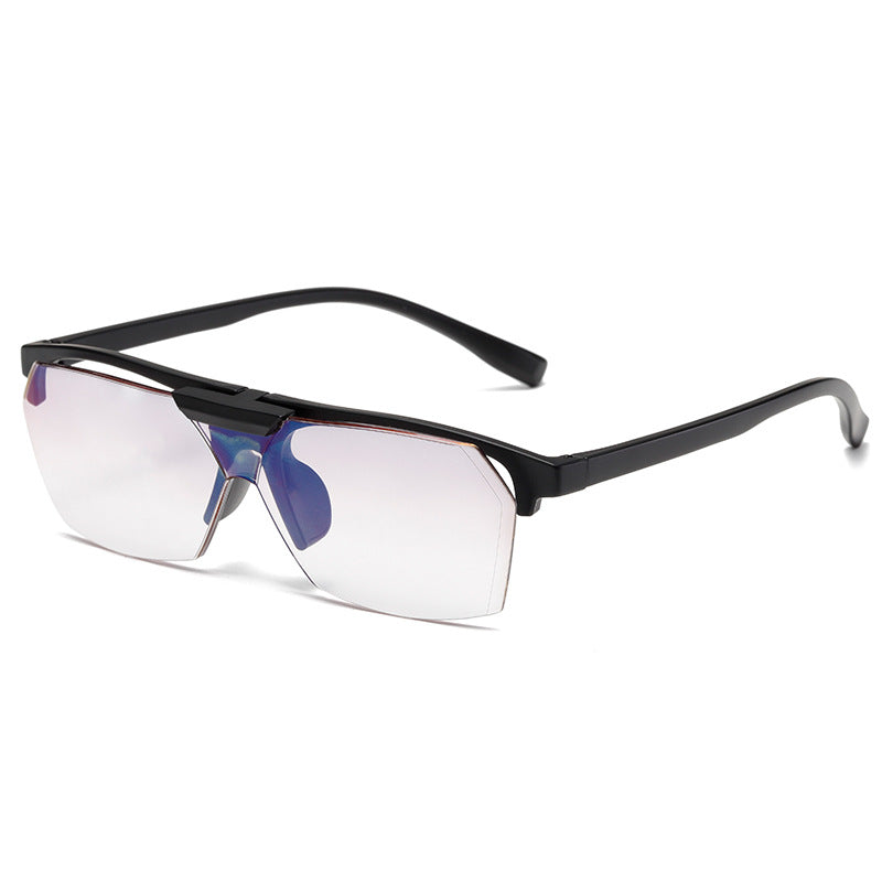 Mousvibe 1207 | Portable Flip-Top Sunshade High-Definition Reading Glasses