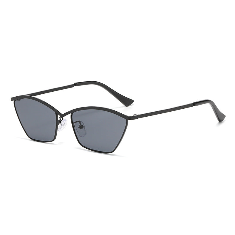 Mousvibe 1439 | Cat-Eye Retro Metal-Frame Sunglasses
