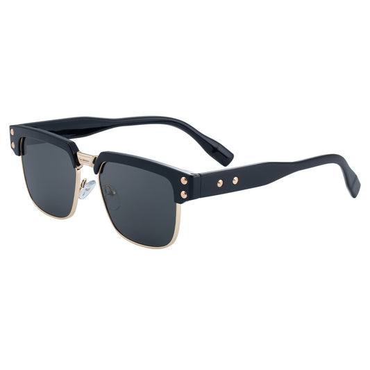 Mousvibe 1141 | Stylish Square-Frame Retro Polarized Sunglasses