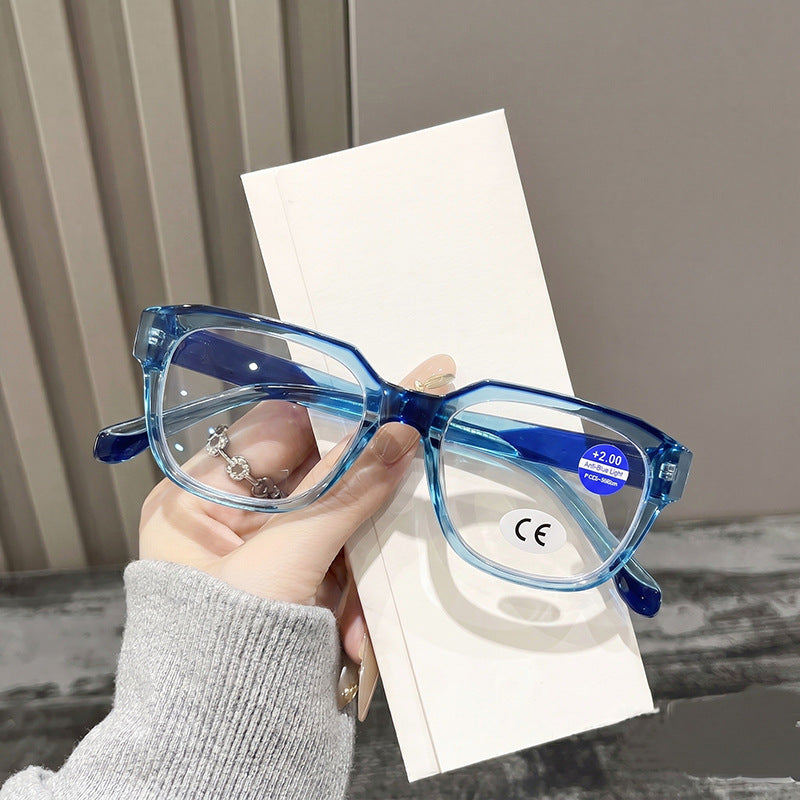 Mousvibe 1304 | Stylish oversized square reading glasses