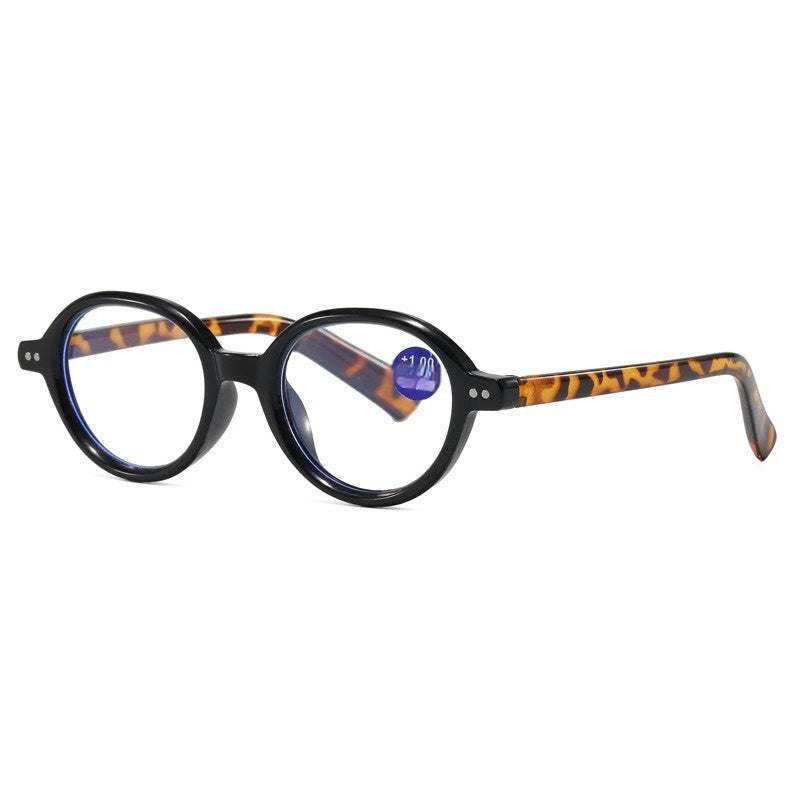 Mousvibe 1187 | Round-framed reading glasses with nails