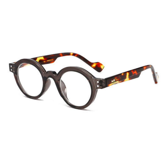 Mousvibe 1188 | Round-framed wide-leg reading glasses