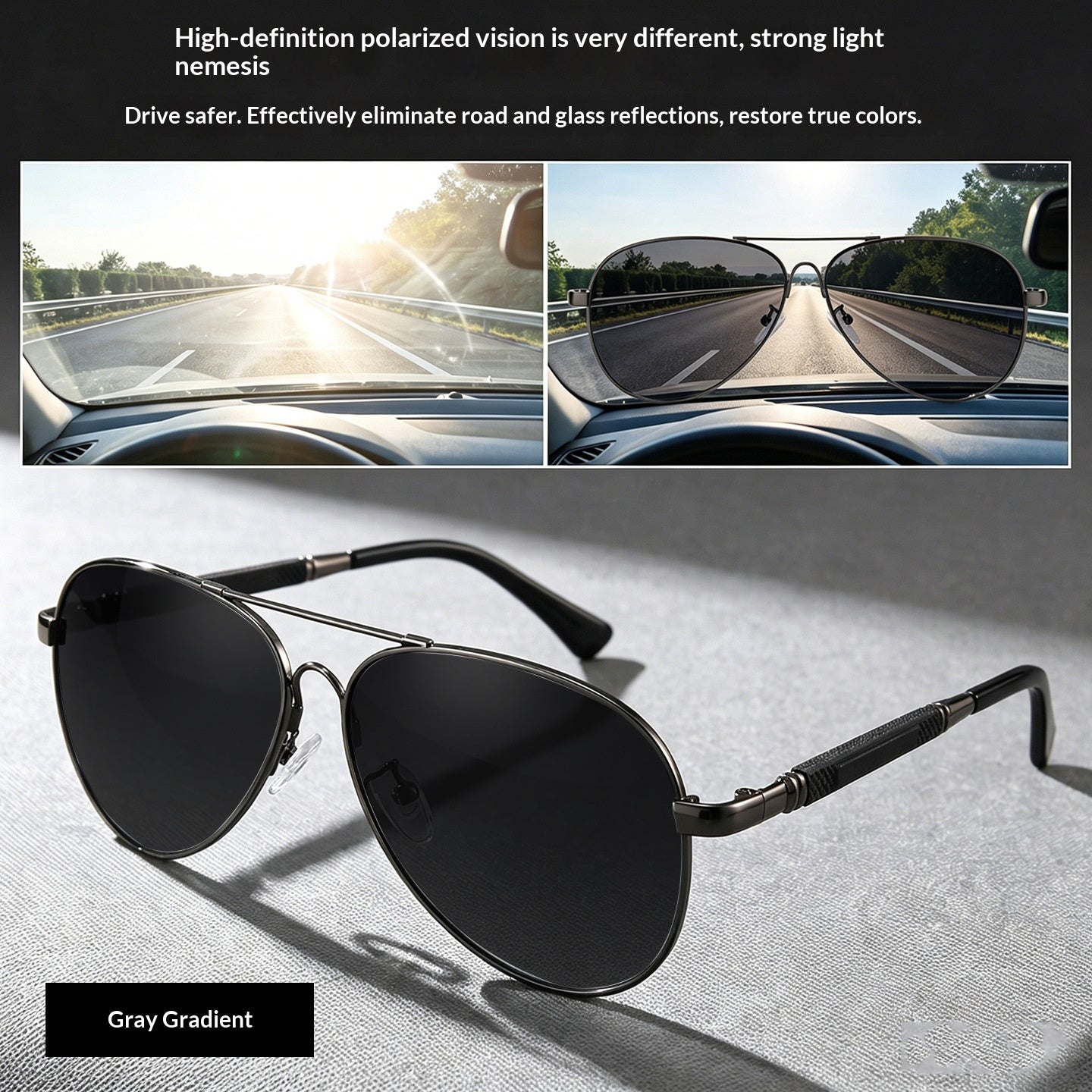 Mousvibe 1399 | Kafa Polarized Day-Night Sunglasses