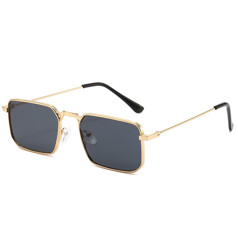 Mousvibe 1393 | Men's Square Metal Sunglasses (Western Style)