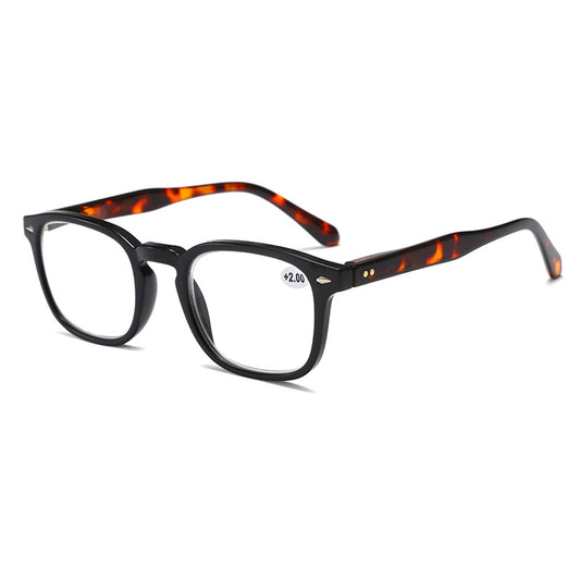 Mousvibe 1266 | Business Minimalist Slingshot Temple Reading Glasses