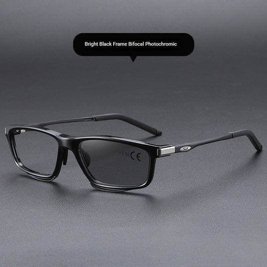 Mousvibe 1298 | Aluminum-magnesium photochromic multifocal reading glasses