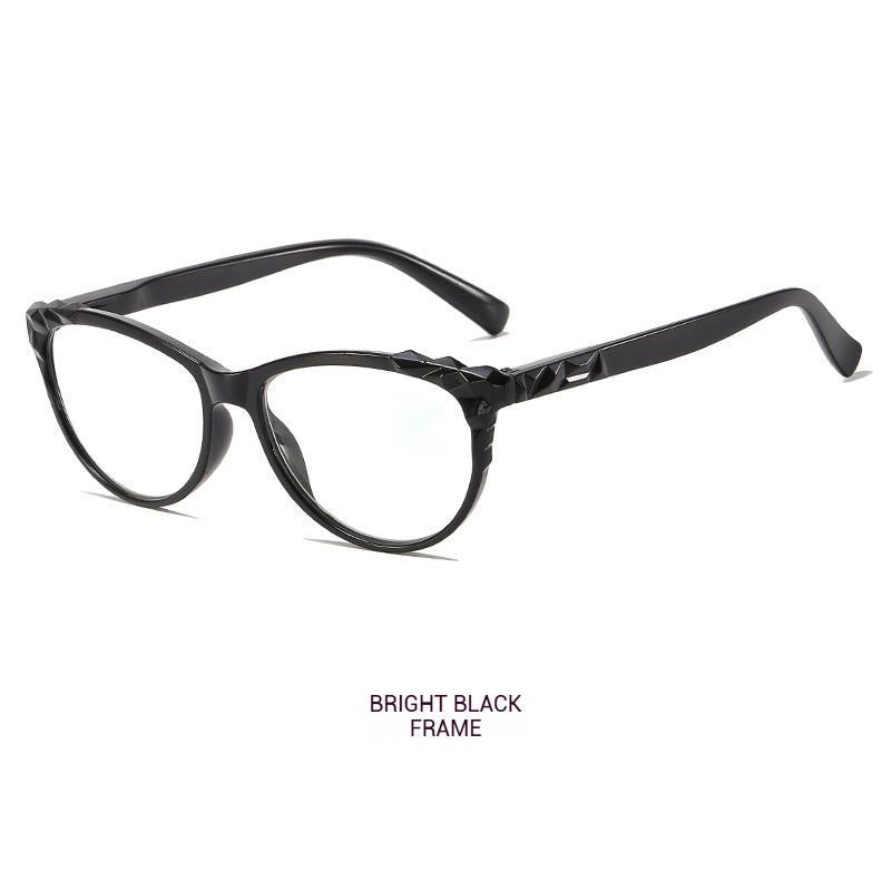 Mousvibe 1198 | Vintage Diamond Cat-Eye Spring Temple Reading Glasses