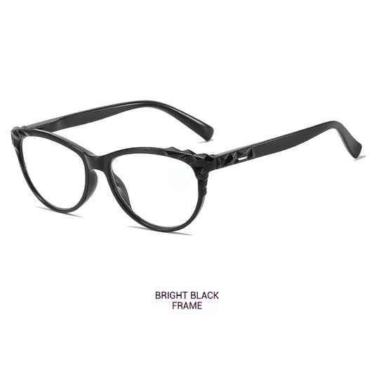 Mousvibe 1198 | Vintage Diamond Cat-Eye Spring Temple Reading Glasses