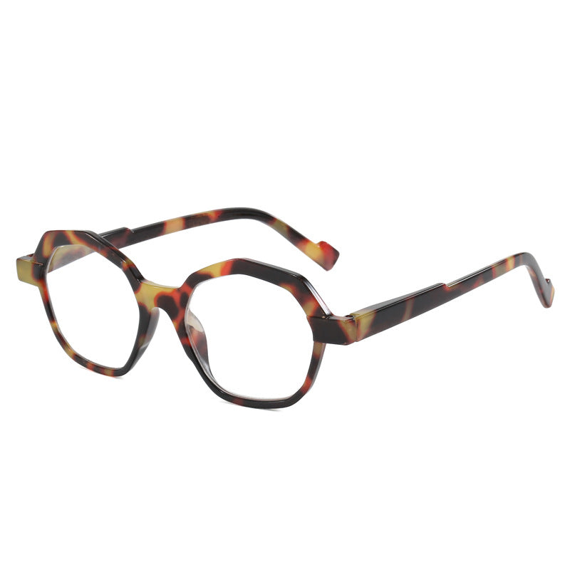 Mousvibe 1296 | Retro polygonal reading glasses with unique design