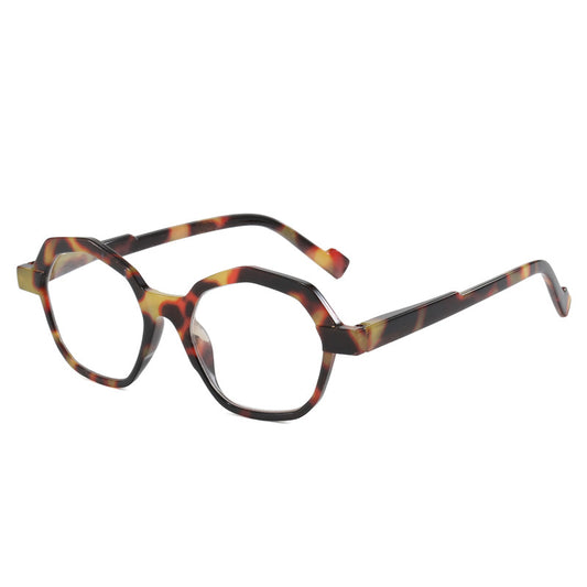 Mousvibe 1296 | Retro polygonal reading glasses with unique design