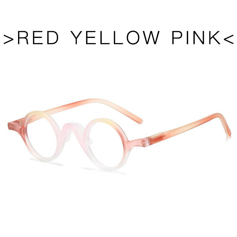 Mousvibe 1178 | High-Definition Retro Round Wo Reading Glasses