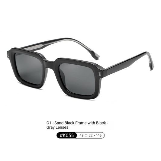 Mousvibe 1291 | Unique, chunky polarized sunglasses