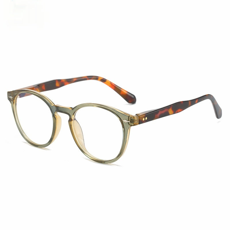 Mousvibe 1133 | Studded Oval Blue-Light Blocking Reading Glasses