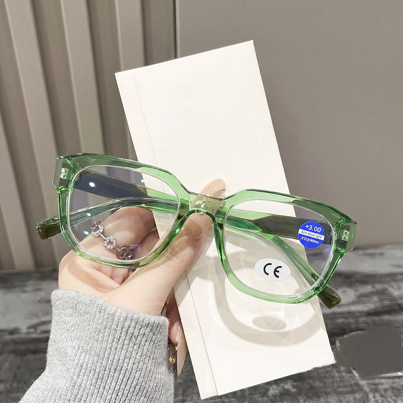 Mousvibe 1304 | Stylish oversized square reading glasses