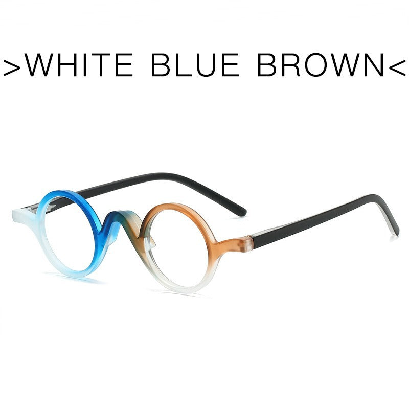 Mousvibe 1178 | High-Definition Retro Round Wo Reading Glasses