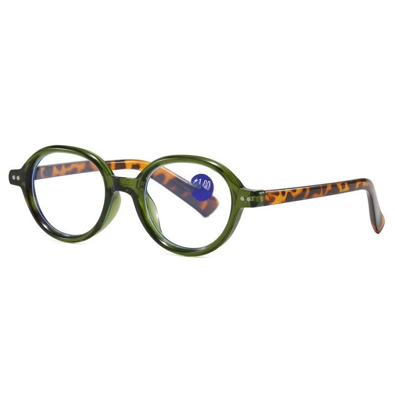 Mousvibe 1187 | Round-framed reading glasses with nails