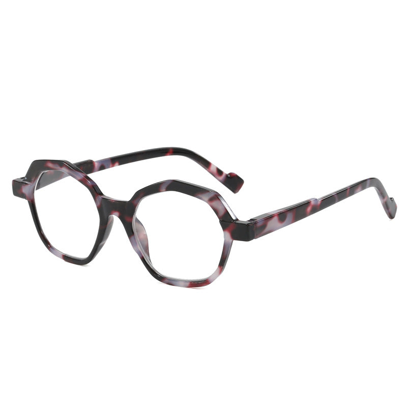 Mousvibe 1296 | Retro polygonal reading glasses with unique design