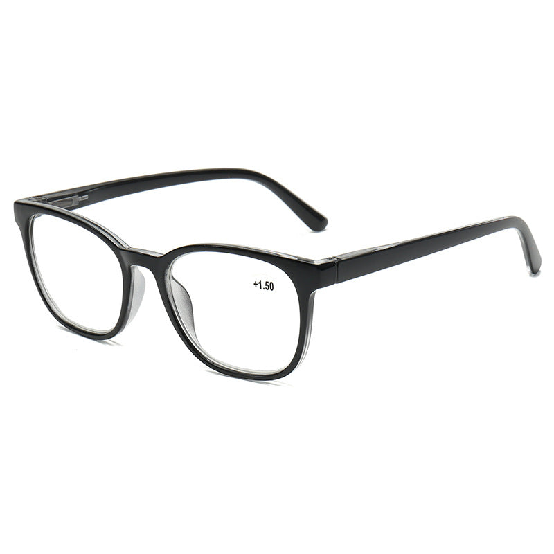 Mousvibe 1216 | Simple and Artistic Square Frame PC Reading Glasses