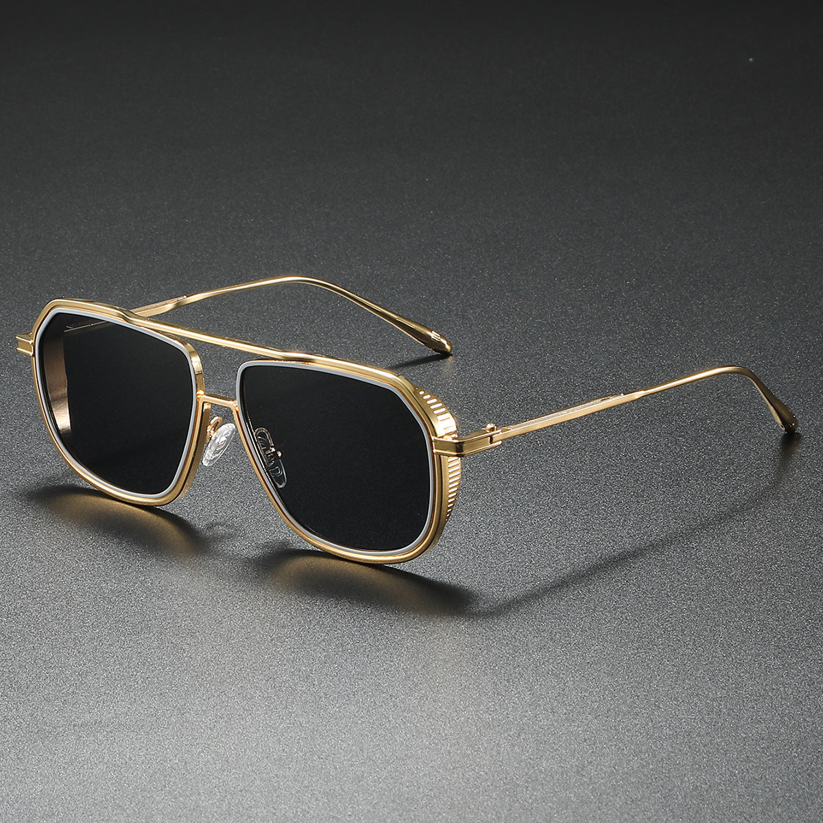 Mousvibe 1176 | Retro Square Frame Sunglasses