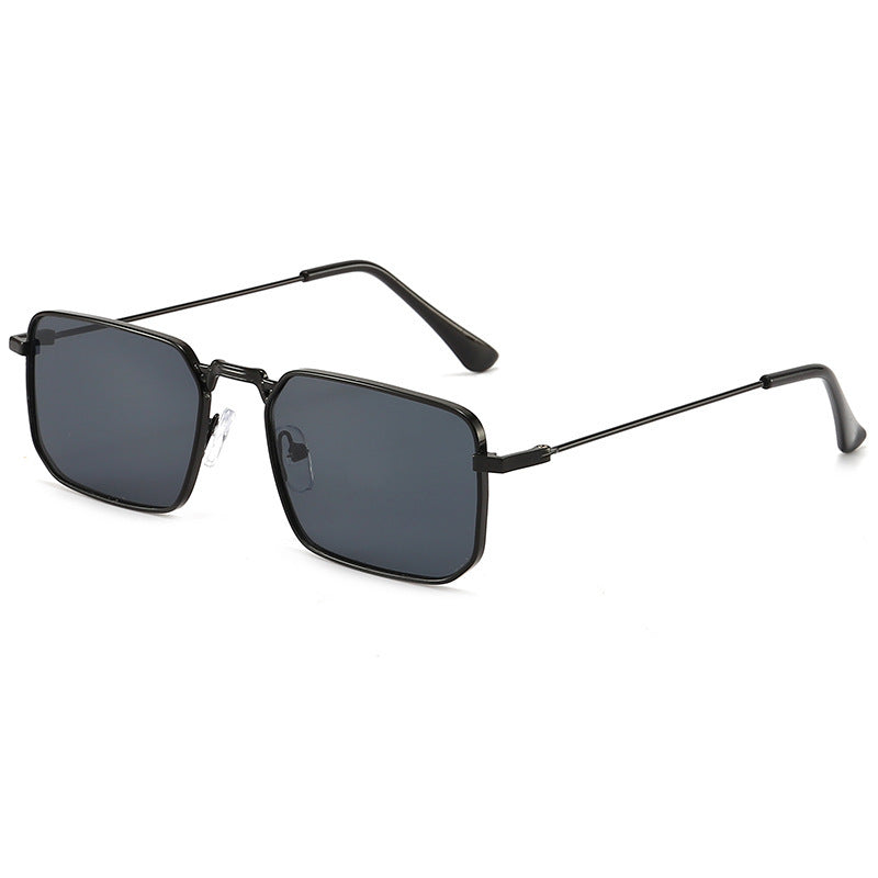 Mousvibe 1393 | Men's Square Metal Sunglasses (Western Style)