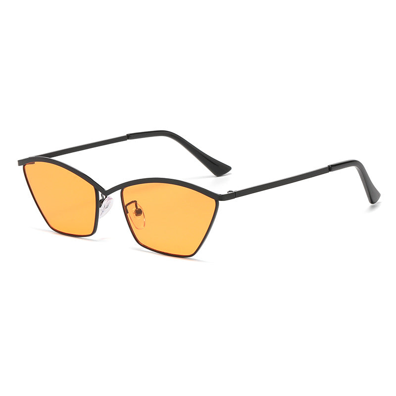 Mousvibe 1439 | Cat-Eye Retro Metal-Frame Sunglasses