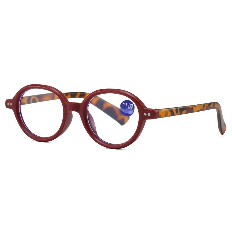 Mousvibe 1187 | Round-framed reading glasses with nails