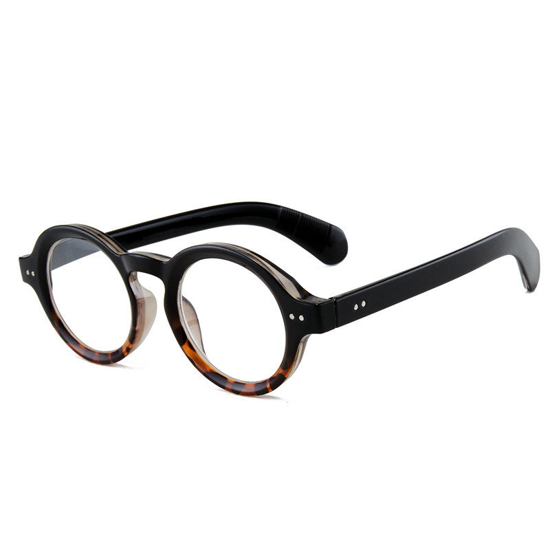Mousvibe 1344 | Retro-Style Round Reading Glasses with Distinctive Rivet Details