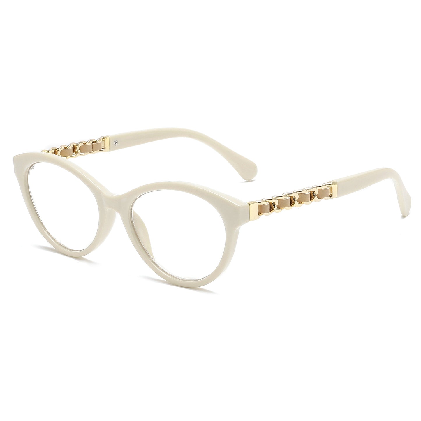 Mousvibe 1189 | Simple Chanel-inspired cat-eye reading glasses