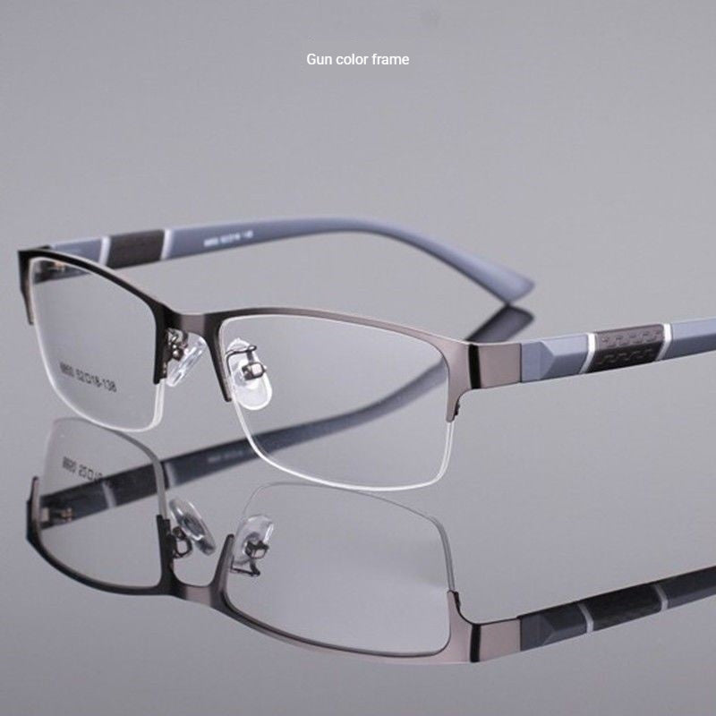 Mousvibe 1422 | Semi-rimless Business Reading Glasses